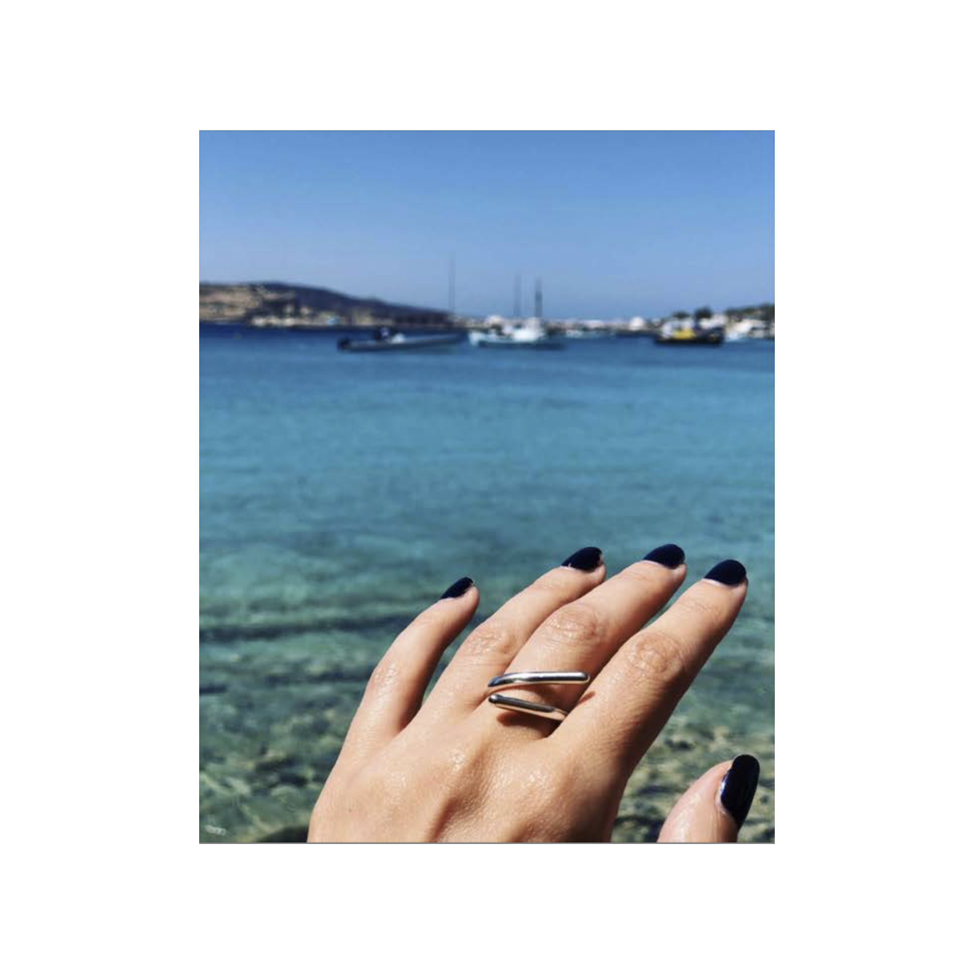 Silver Ring Loop POUPADOU