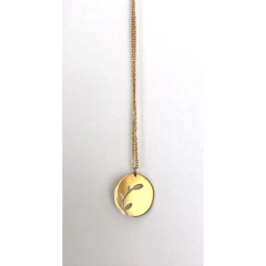 18k Gold plated pendant - Olive Branch A FUTURE PERFECT