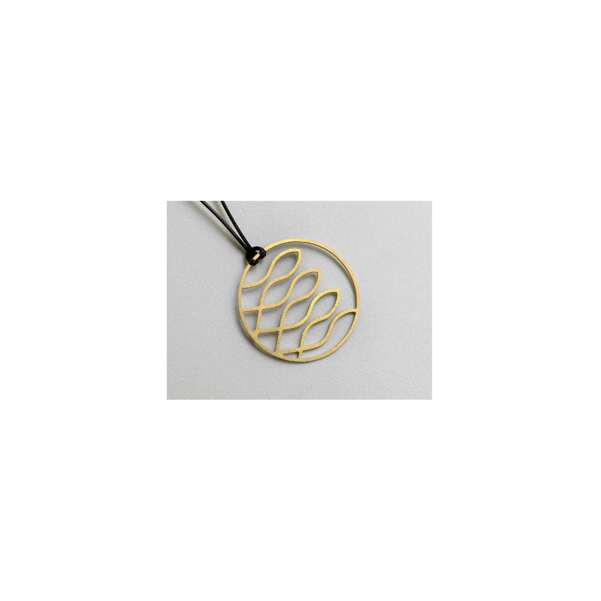 Pendentif plaqué or 18k - Fish Flow A FUTURE PERFECT