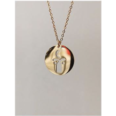 18k Gold plated pendant - WoMan A FUTURE PERFECT