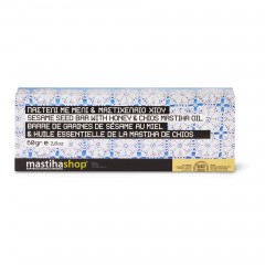 Sesame seed bar with honey and Mastiha 60g MASTIHA SHOP