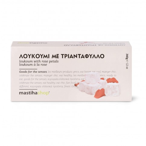 Λουκούμια Τριαντάφυλλο 340g Mastiha Shop