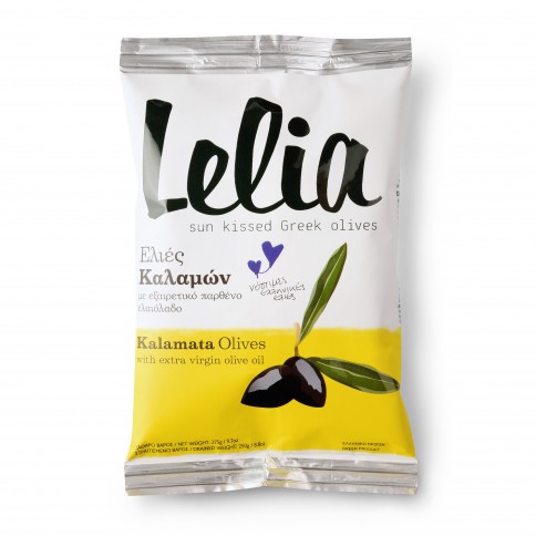 Kalamon Olives with extra virgin olive oil 250g LELIA