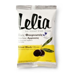 Baked Black Olives with EXtra Virgin Olive Oil 250g LELIA