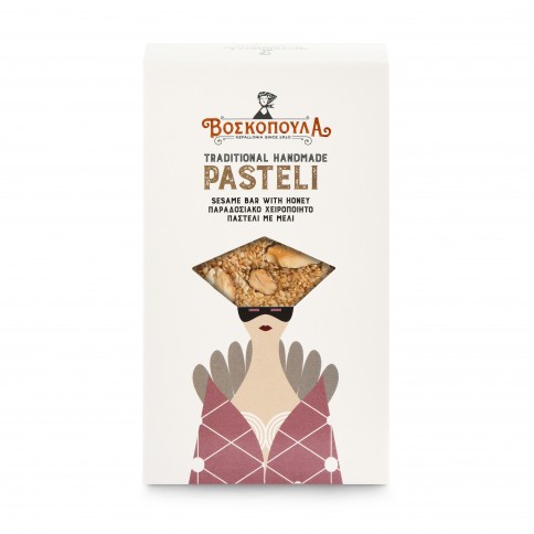 Pasteli, barre de sésame au miel artisanale grecque 120g VOSKOPOULA