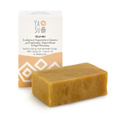 Savon Yela Mu à la cire, huile d'olive et huile de carotte 120g YA SU