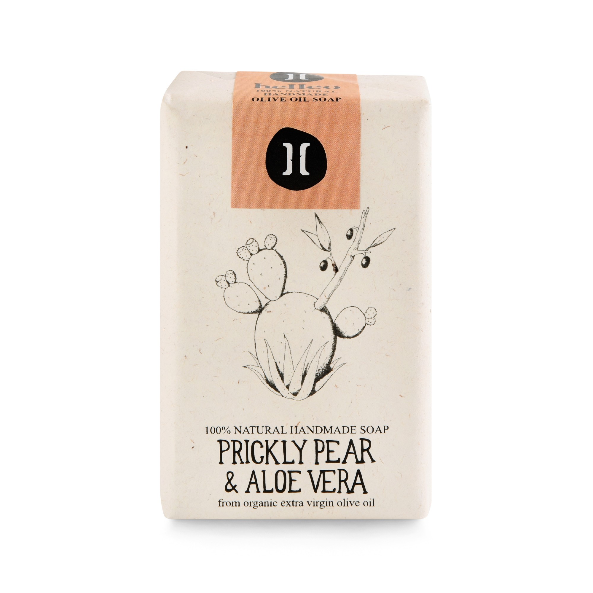 Handmade soap organic olive oil, prickly pear et aloe vera HELLEO