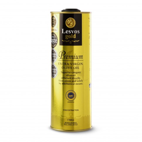 Premium Ελαιόλαδο Π.Γ.Ε. Λέσβου 500ml Lesvos Gold