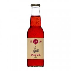 Soda artisanal à la cerise "Cherry Soda" 200ml THREE CENTS