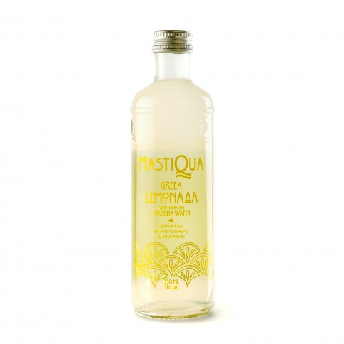 Lemonade with Mastic, Sparkling water with Chios mastiha and lemon 330ml MASTIQUA