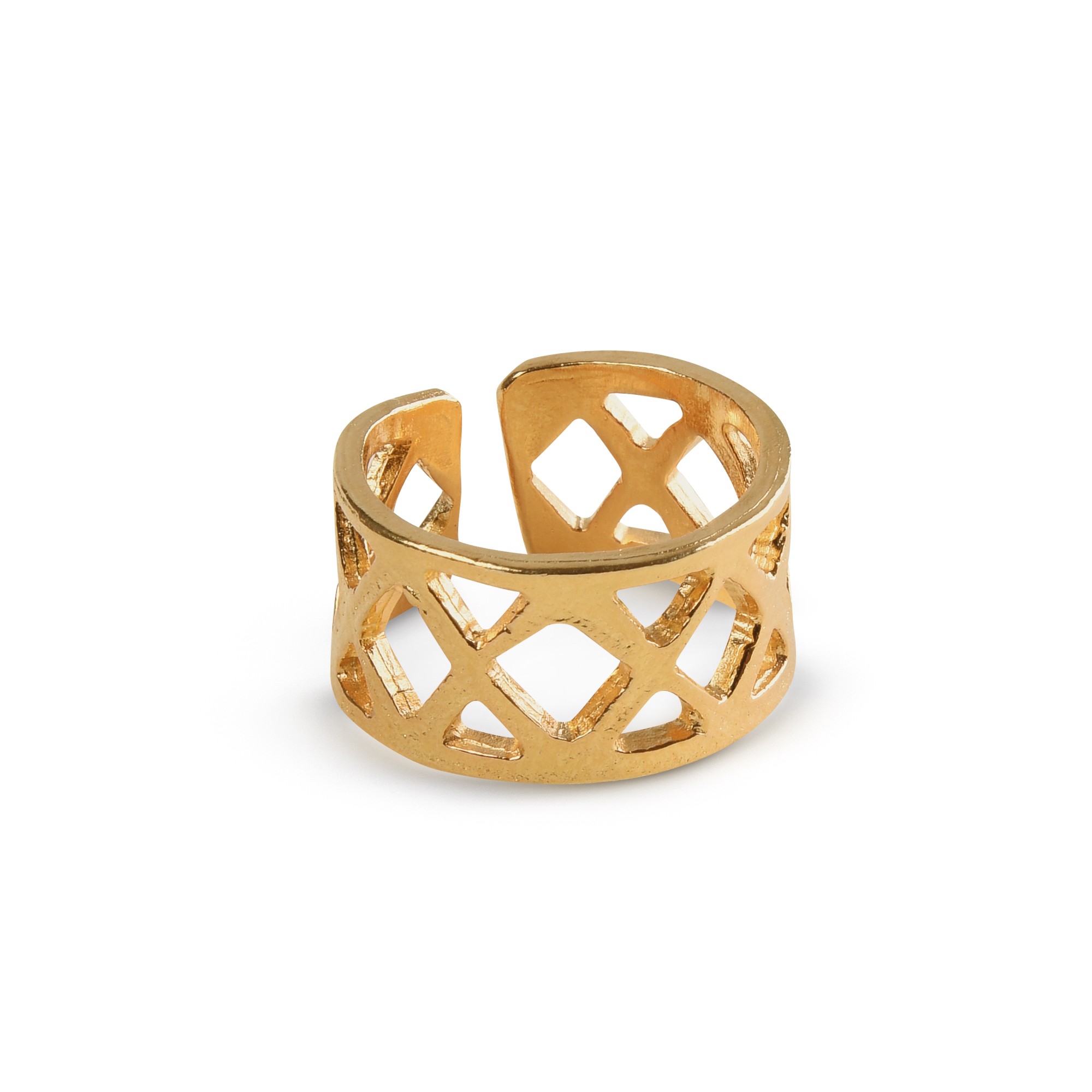 Chevalier Ring Karpathos gold plated POUPADOU