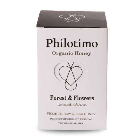 Organic Forest and flower honey limited edition 450g PHILOTIMO THE GREEK SECRET