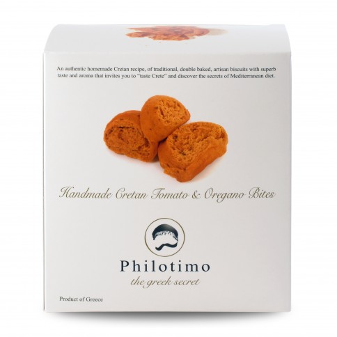 Handmade Cretan tomato and oregano biscuits 300g Philotimo